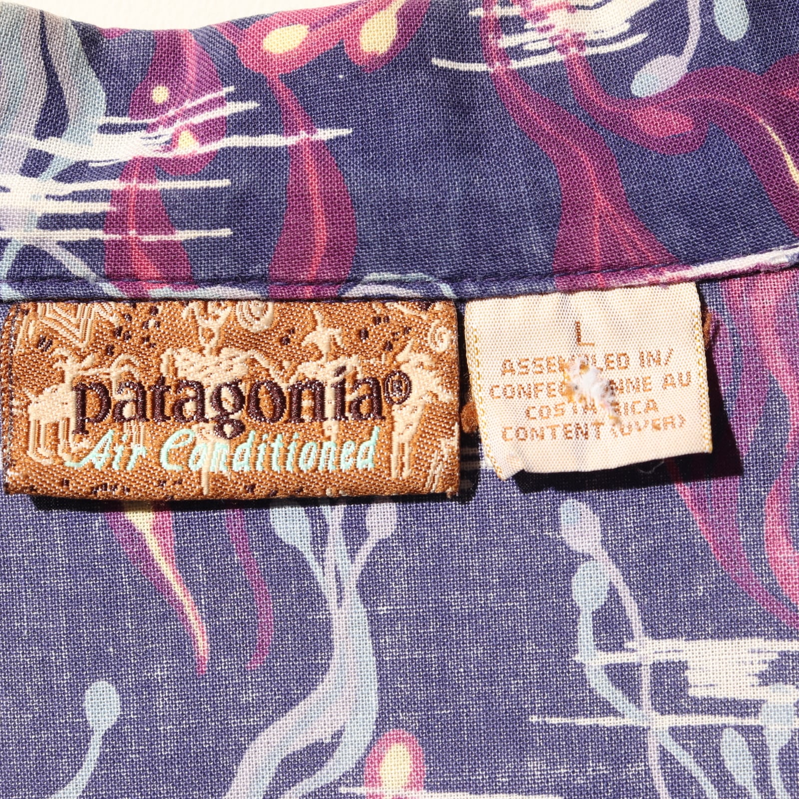 美品 L 93年 海藻 A/Cシャツ パタゴニア patagonia アロハシャツ 美品 L 93年 海藻 A/Cシャツ パタゴニア patagonia アロハシャツ