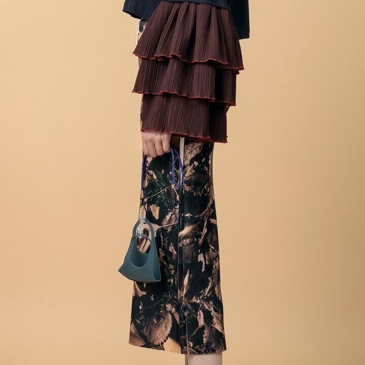 NON TOKYO NON-21S-F20 RIB TIGHT SKIRT B.PRINT B | IAAAM ONLINE STORE