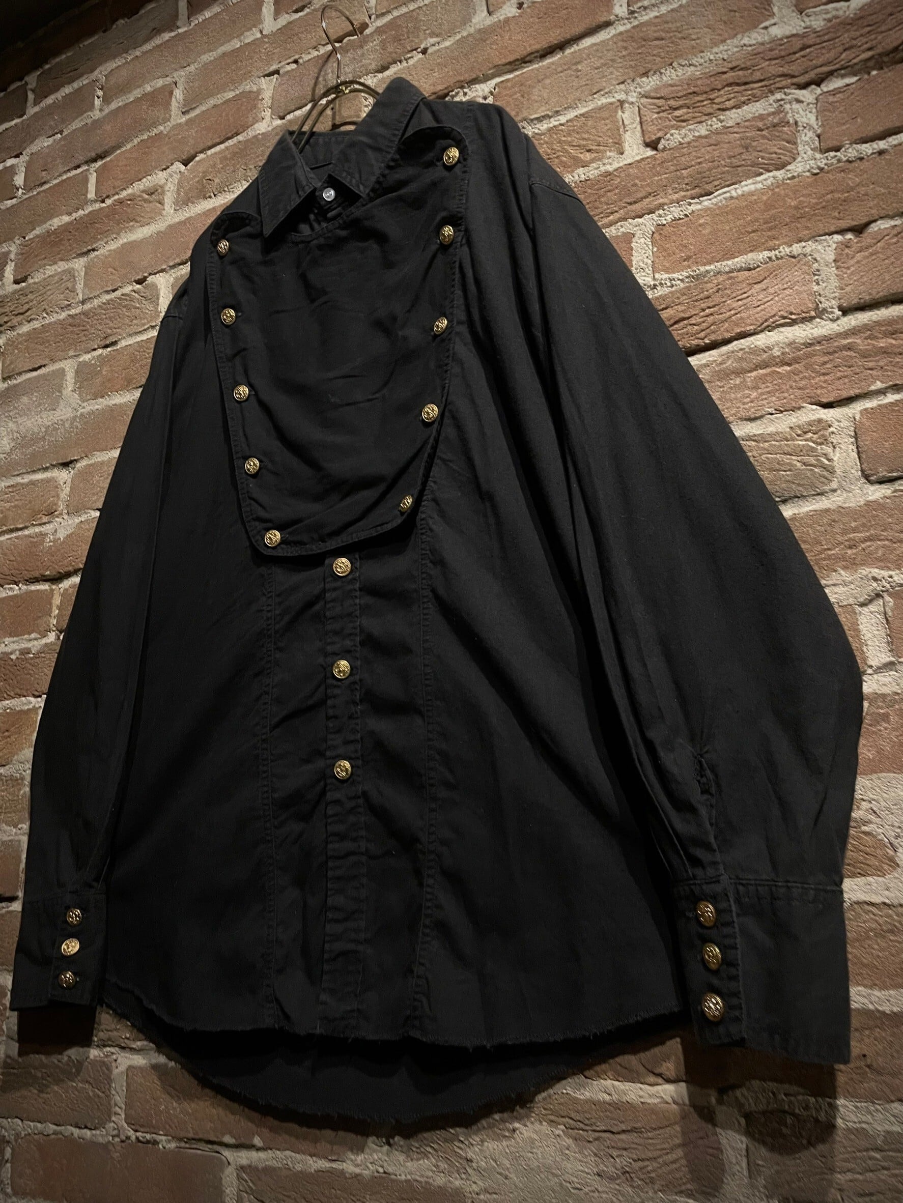 CASPER ボタンシャツ　CMKGALLERY See-through jacquard over shirts/シースルージャガード