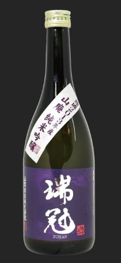 菱田もえこ先生コラボセット小A_直筆サイン入りポストカード付日本酒(瑞冠 純米吟醸山廃熟成2013BY７２０ｍｌ)