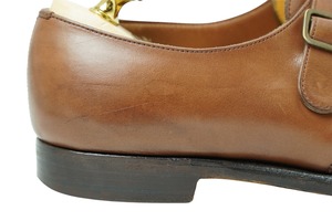 【EDWARD GREEN】Single Monk Strap Brown 5h E (Second Hand)