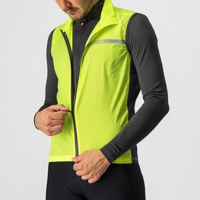 CASTELLI ( カステリ ) ベスト・ジレ SQUADRA STRETCH VEST イエロー