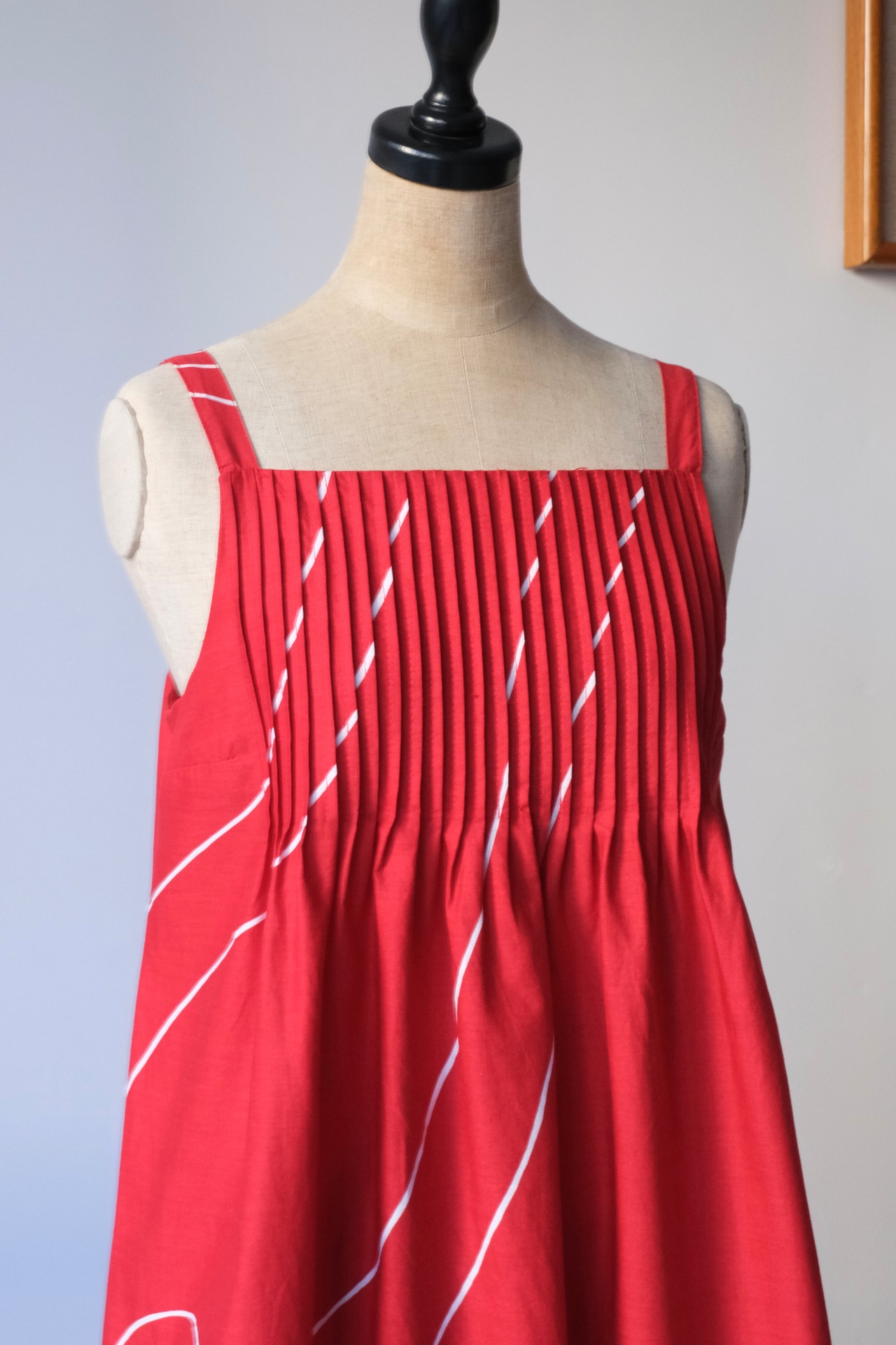 Marimekko tomato red white cami dress