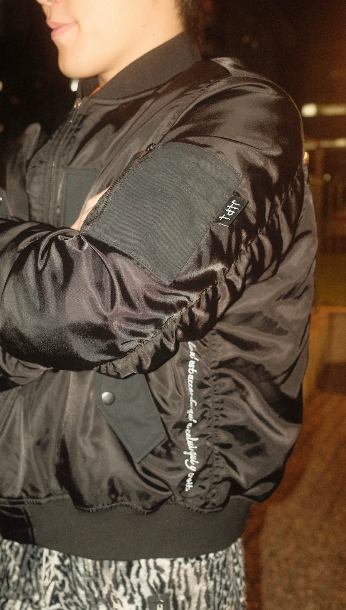 JTPT MA-1 tattoo jacket | JAPAN TOP PACHISLOT TEAM