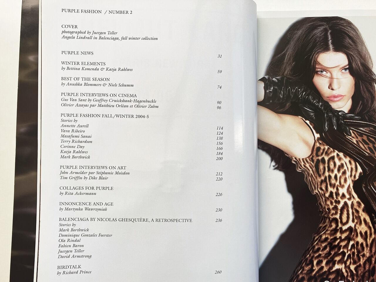 Purple Fashion Magazine Fall Winter 2004/05 Year13, number2 | 翠