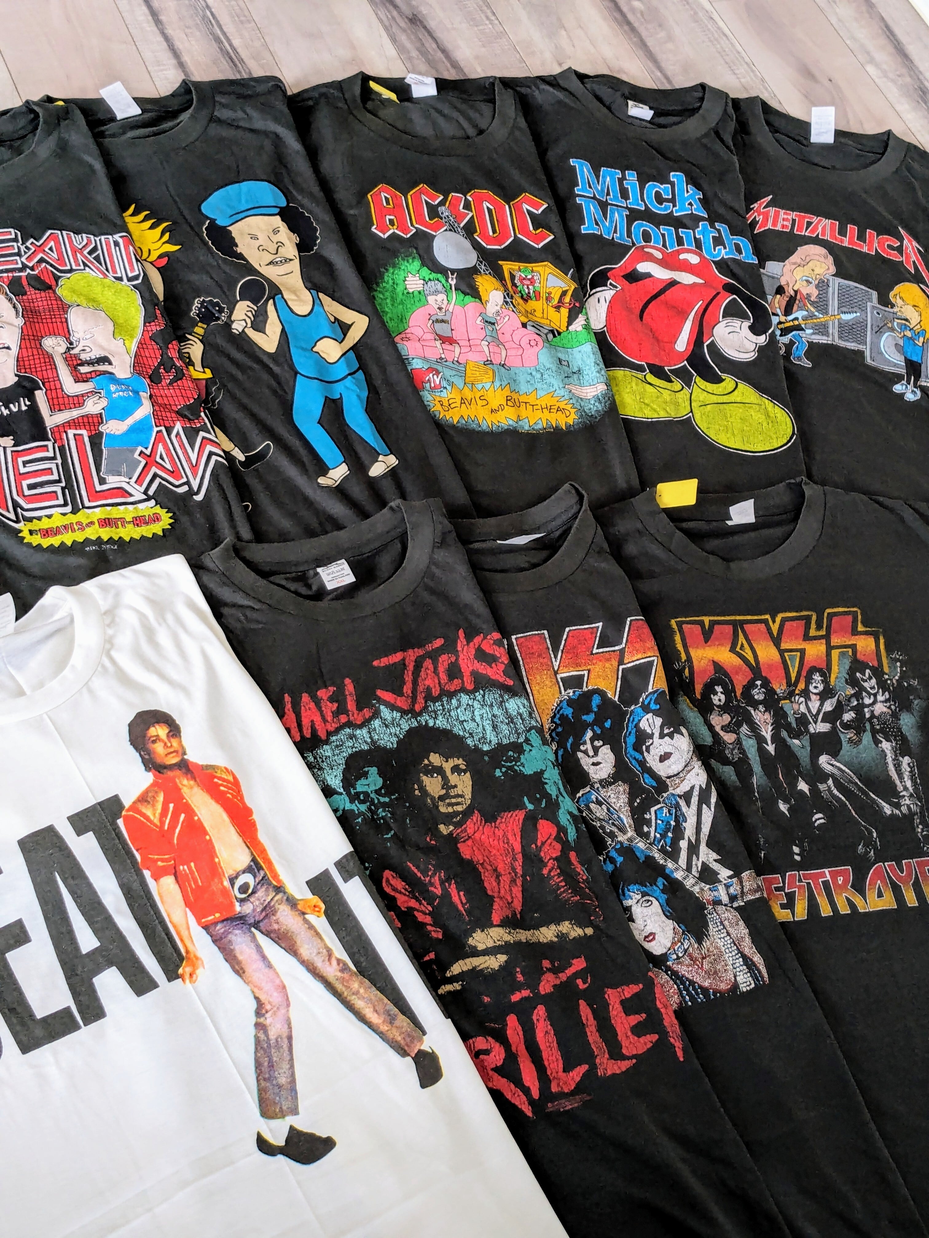 【マイケル・ジャクソン（Michael Jackson)】『Thriller ( スリラー )』Tシャツ / ビンテージ加工 〚アメリカン雑貨 アメトイ〛
