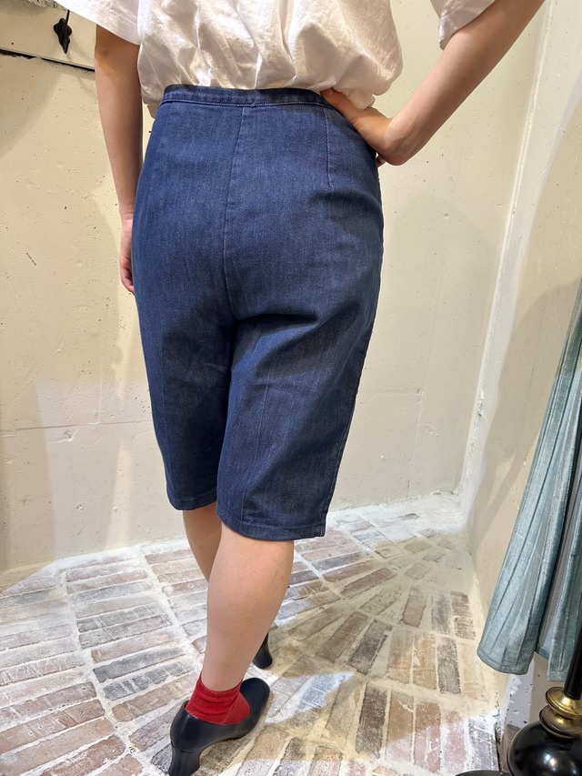 60's  denim short pants