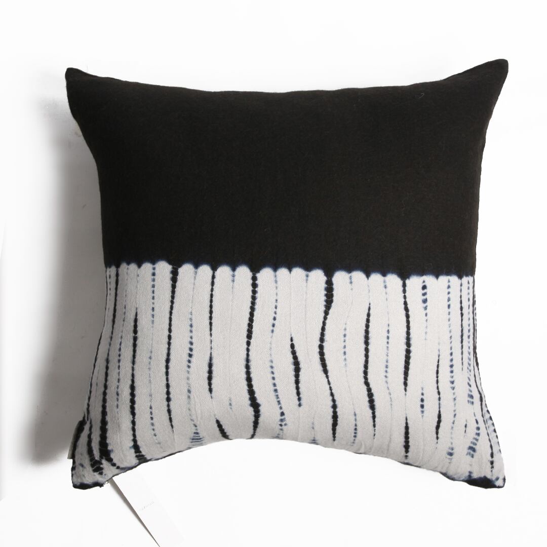 Baby Alpaca Tesuji Shibori ベビーアルパカ 60cm角 クッションカバー