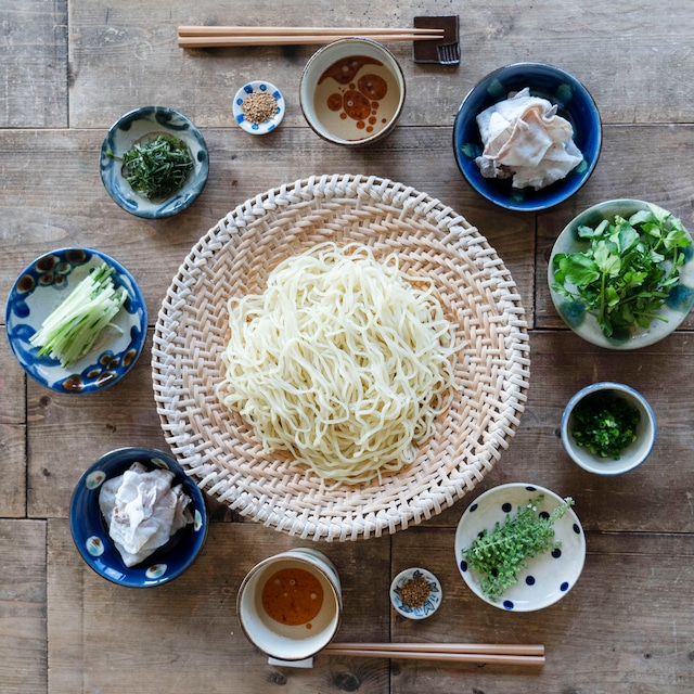 【自家製ラー油と胡麻ダレ】具琥のざるつけ担々麺 2食分