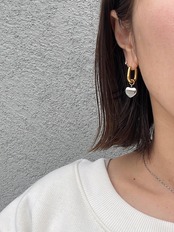 デュアルトーンハートピアス
