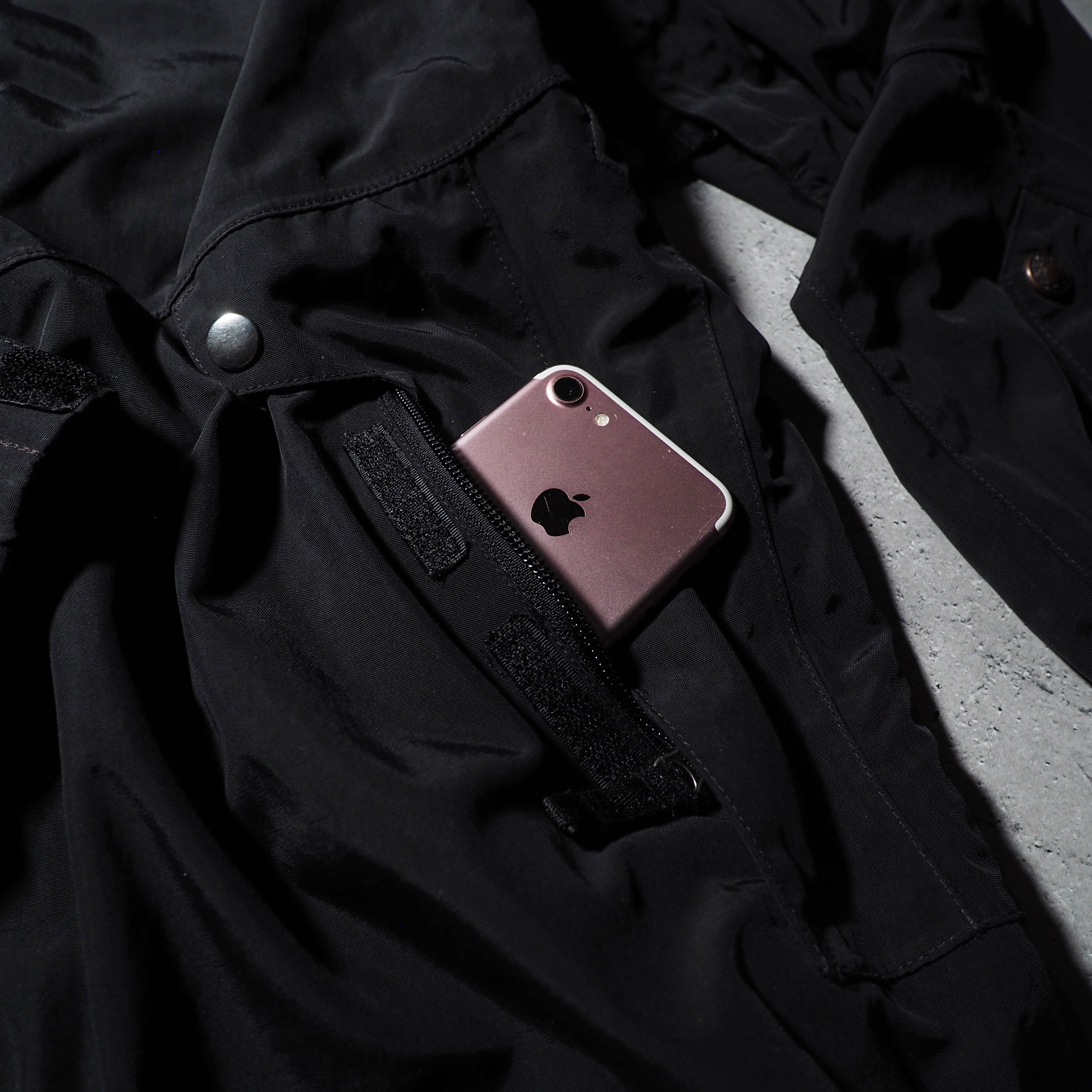 ” THE NORTH FACE - HYVENT ” Black Nylon technical mountain gear jacket