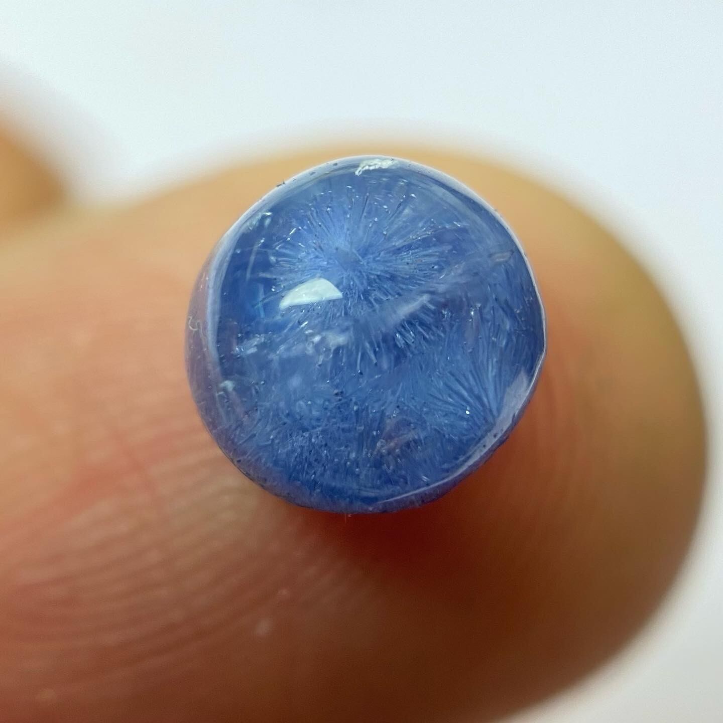 花の結晶 デュモルチェライトインクオーツ