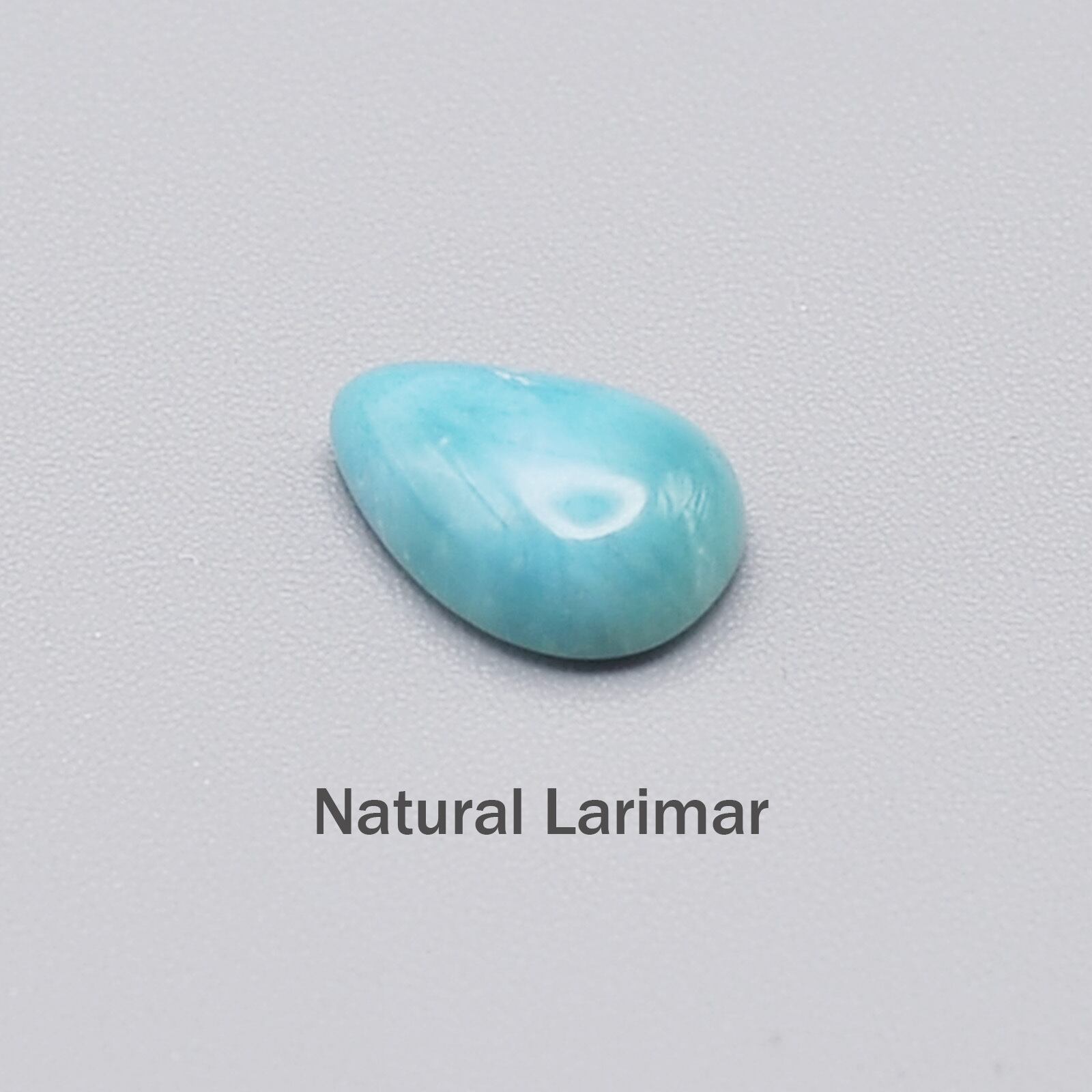 天然ラリマー 2.5ct ペアシェイプ ルース｜Natural Larimar / la06