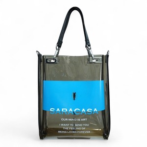 サラカーサ　2WAYビーチバッグ　ブルー　saracasa 2WAY beach bag Blue
