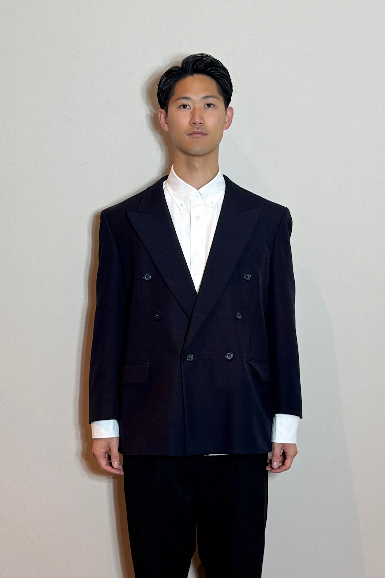 FESTIVE TURO TAILOR ネイビーダブルジャケット | DROOMTUIN_VINTAGE