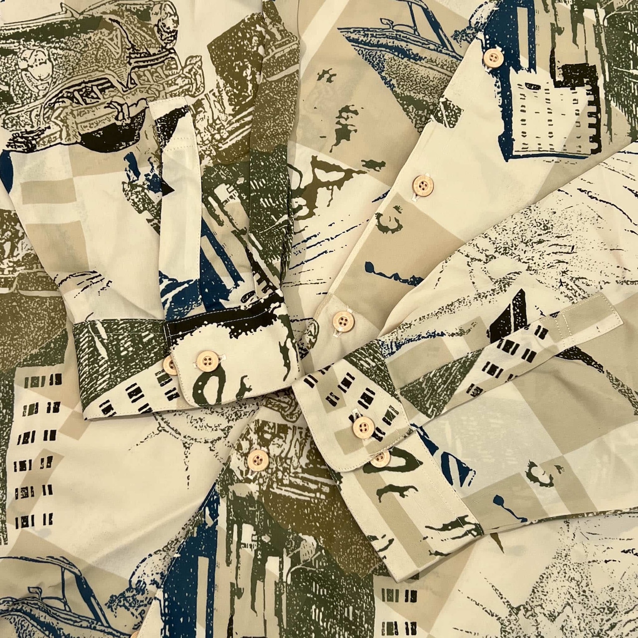 PIA SPORTS ピアスポーツ アートデザイン 長袖シャツ 柄シャツ 5/メンズ/マリリンモンロー/ビンテージ