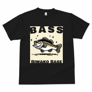 GLIMMER 琵琶湖BASEオリジナルドライTシャツ BASS（ブラック）