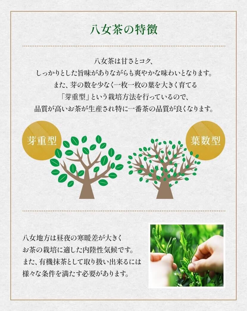 新商品】オーガニック知覧抹茶秋碾 50g お点前用、お菓子作り用等