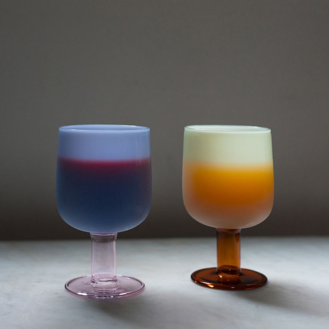 TWO TONE WINE GLASS （ワイングラス）　|　amabro