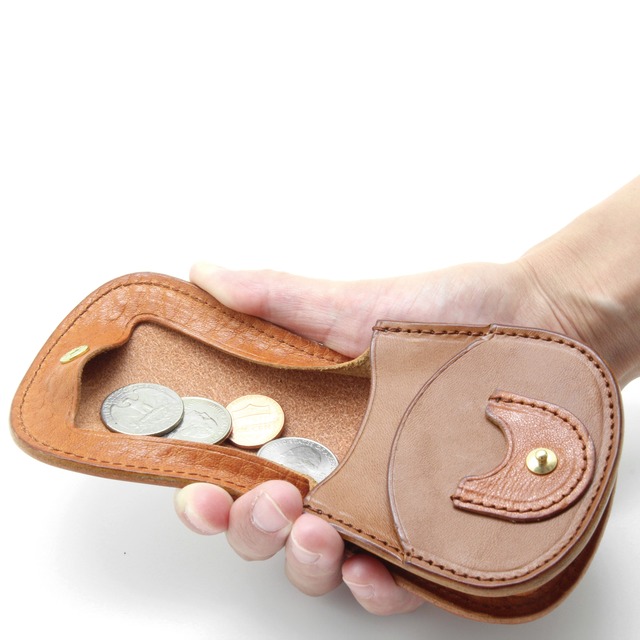 「粋」SUI　栃木レザー 　”銭”　オーバル型小銭入れ　004C　小銭入れ　革財布　レザーコインケース　革小物　革小銭入れ　レザー　革　ギフト　プレゼント　和装　浴衣　経年変化