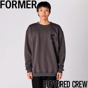 クルーネック スウェット トレーナー FORMER フォーマー RUPTURED CREW FL23102C1L