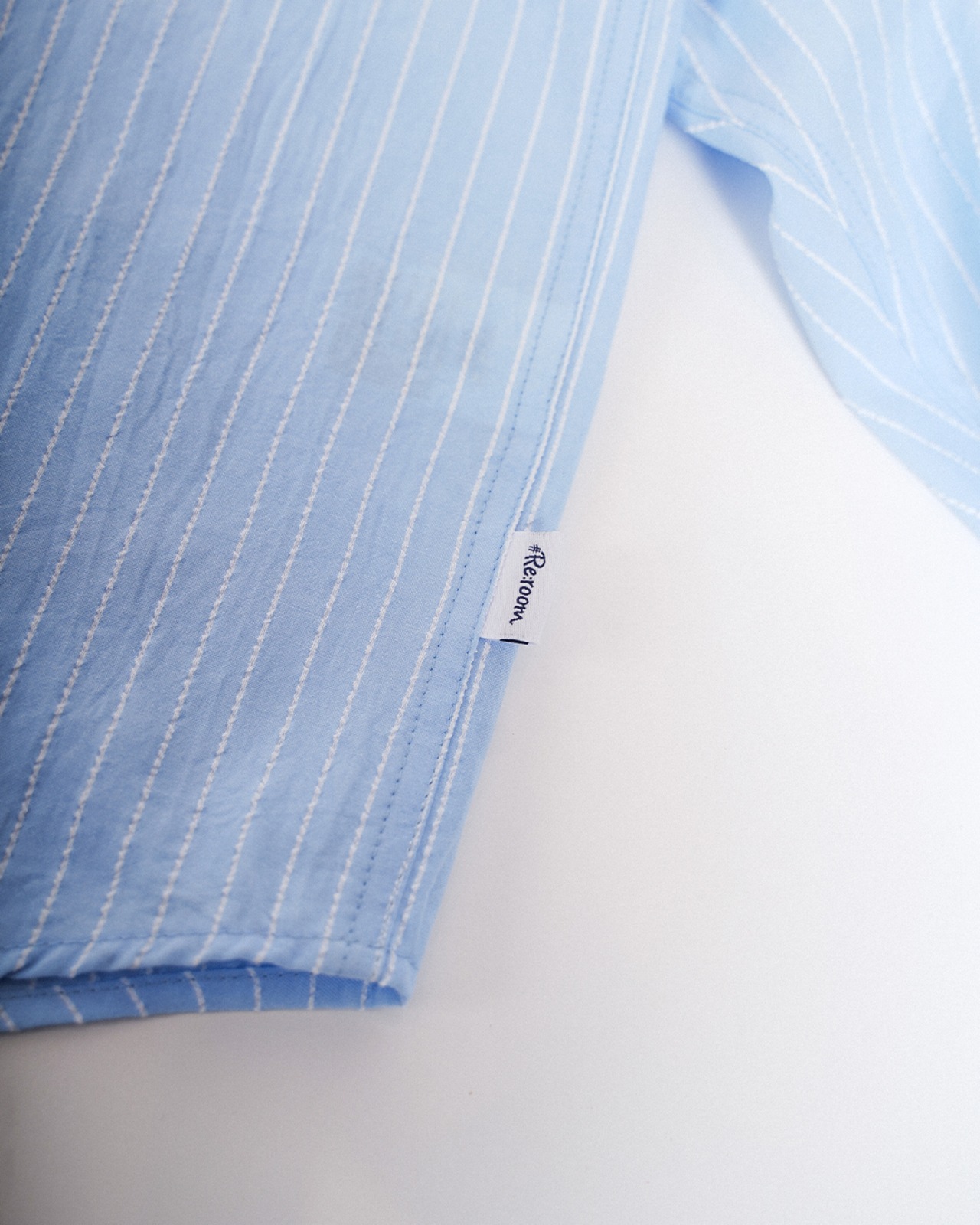 【#Re:room】BOUQUET PRINT STRIPE SHIRTS［RES125］