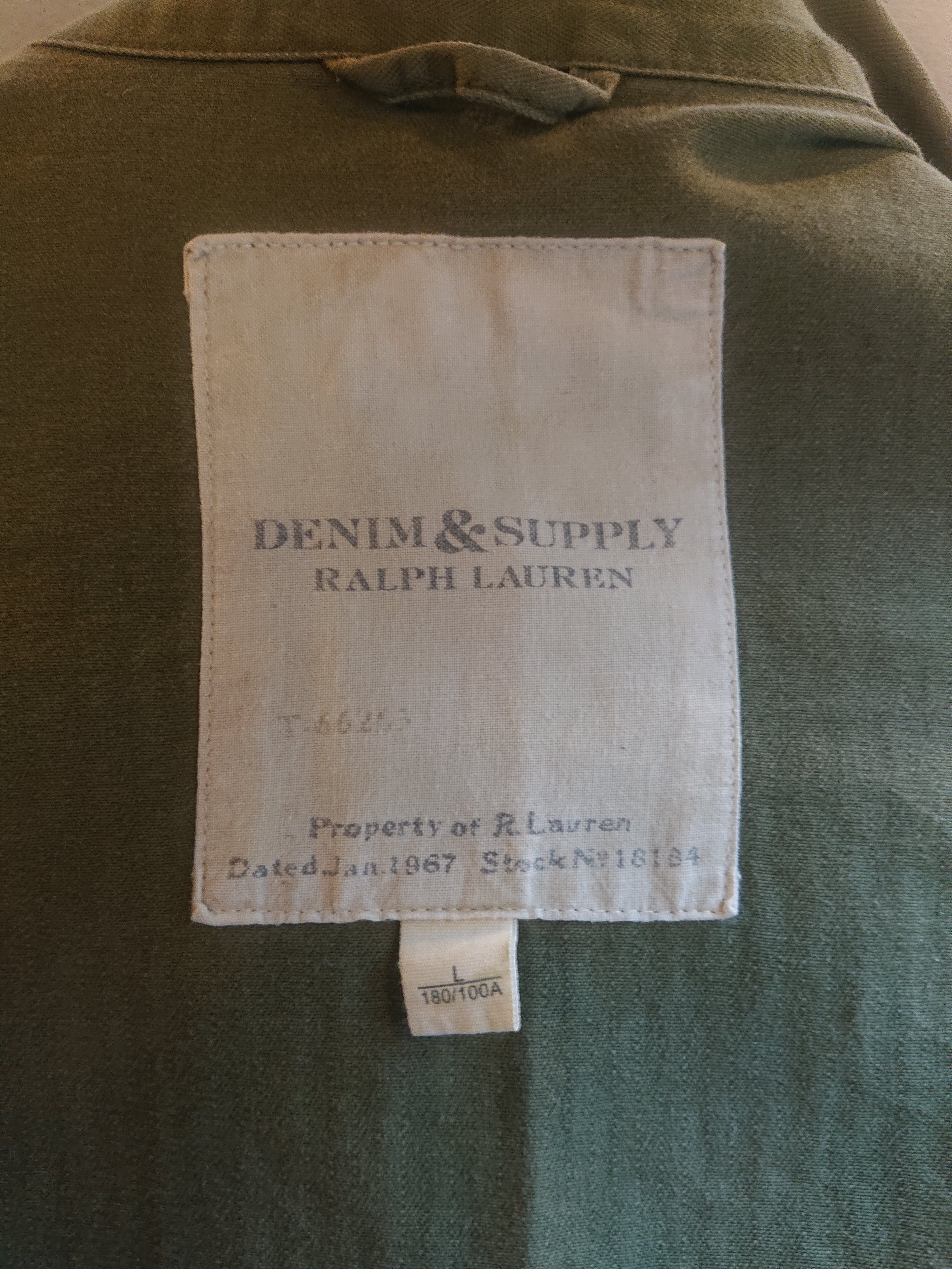 DENIM & SUPPLY RALPH LAUREN MILITARY DESIGN HBT JACKET | BOW