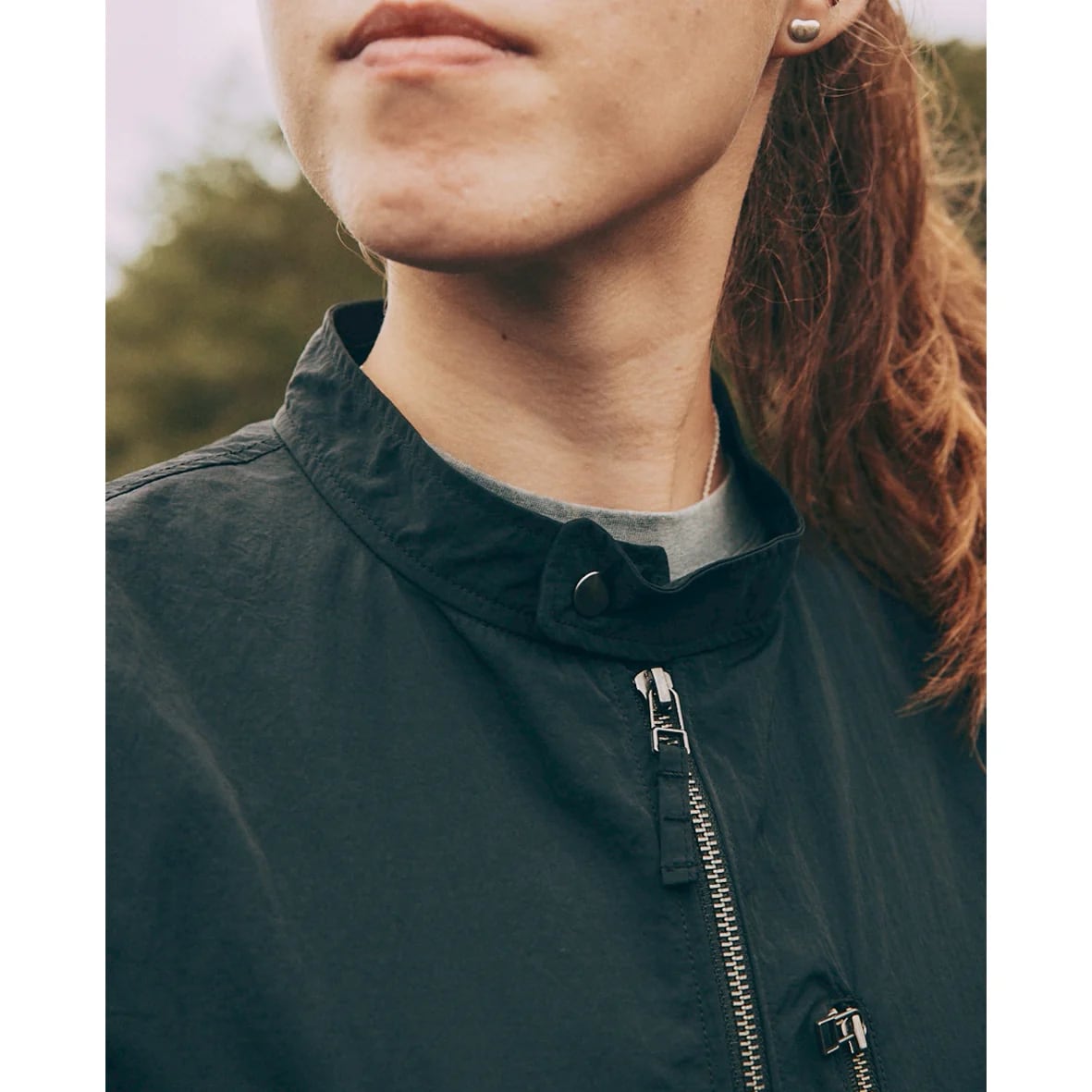 charbon / LIMONTA NYLON RIDERS VEST (BLACK) | 道がまっすぐ