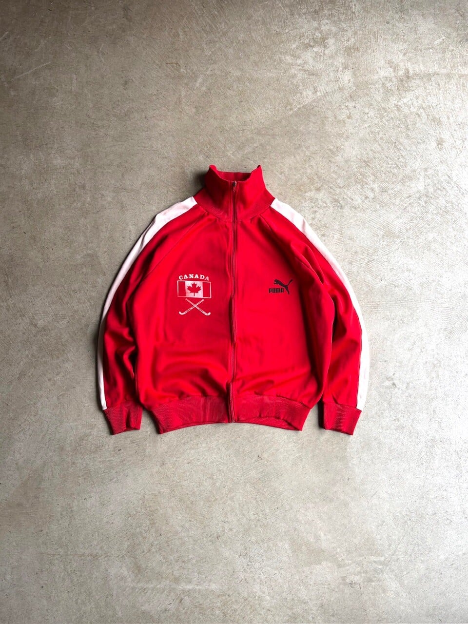 70's-80’s PUMA ZIPUP TRACK JERSEY “CANADA”