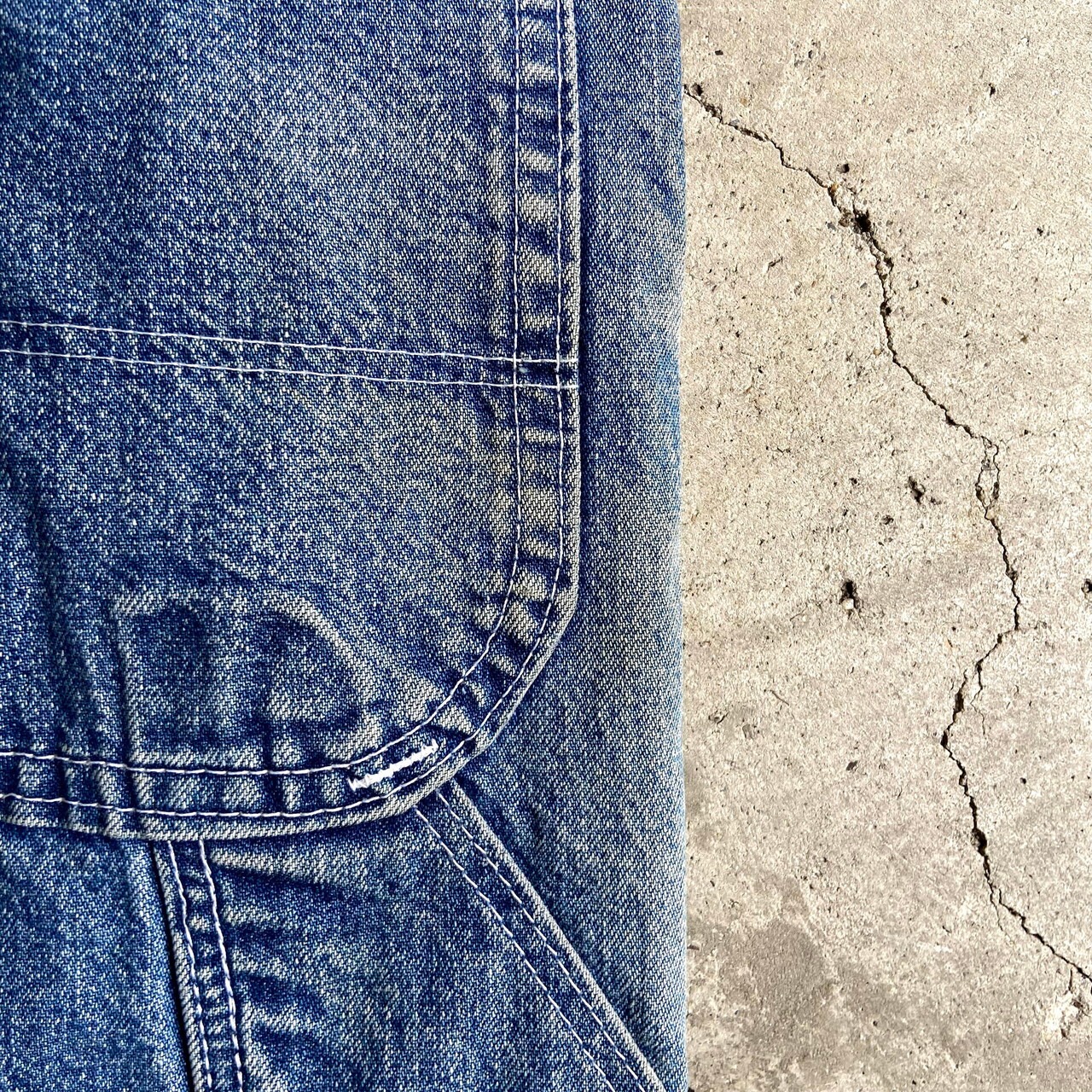70年代 70s Dickies ディッキーズ ワイド デニム ペインターパンツ 