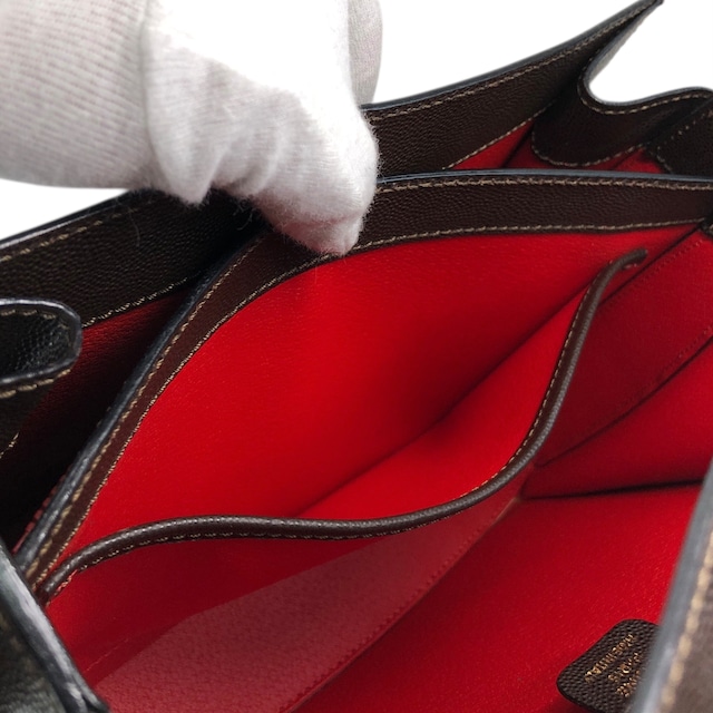 CELINE セリーヌ ハンドバッグ ブラウン ガンチーニ レザー 型押し vintage ヴィンテージ オールド jnvpdi