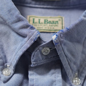 90s L.L.Bean Single-Needle Oxford Shirt "made in USA" M相当 古着