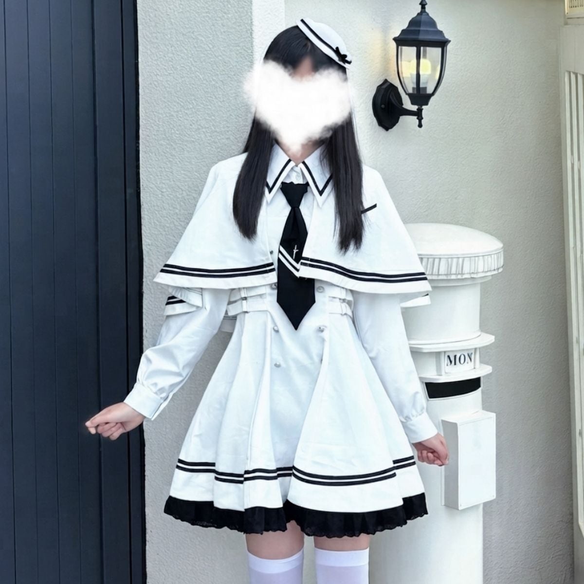 専用です！cen. ケープ 魔法学園ケープ付きホワイトセットアップ | Maiden's Rêve