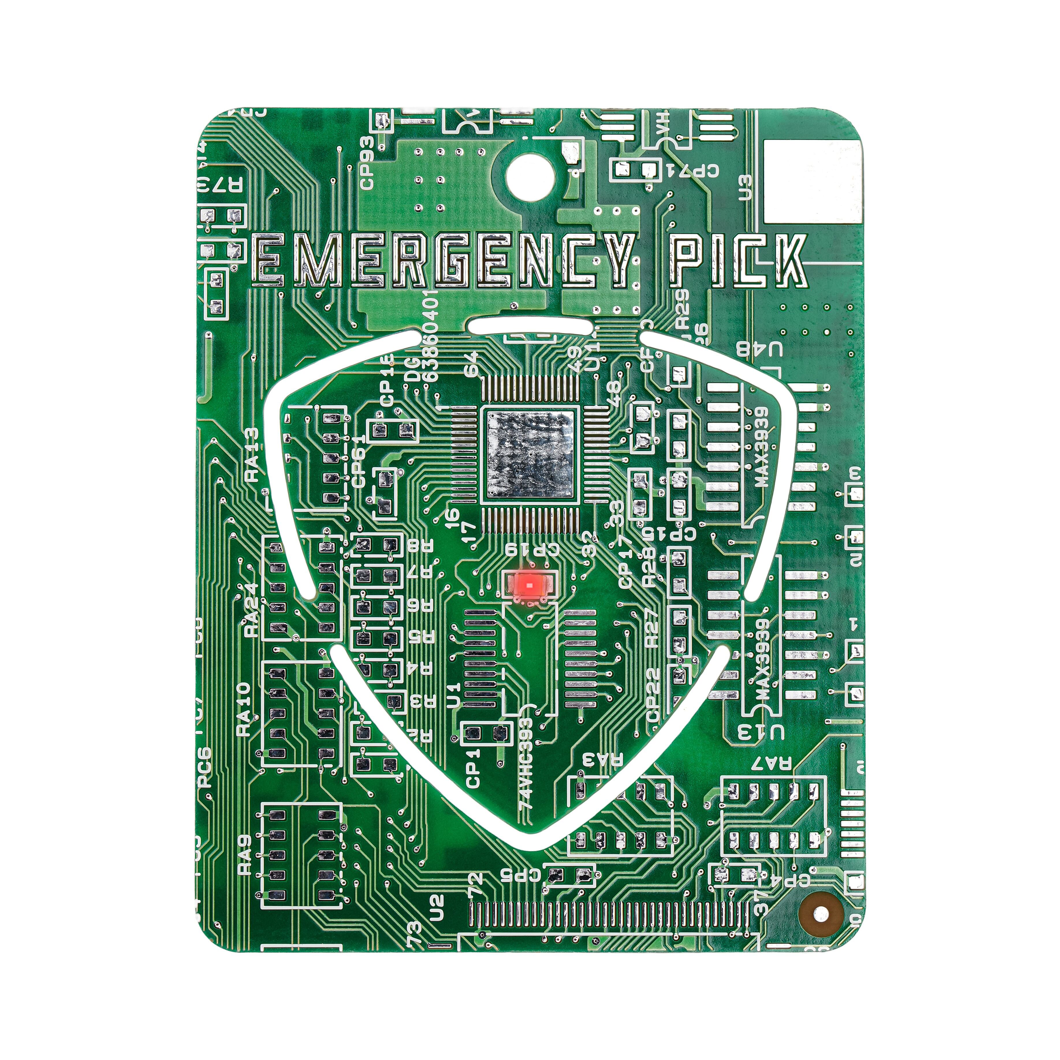 FLASH PCB ver. 基板アート ピックキーホルダー | PCB ART moeco
