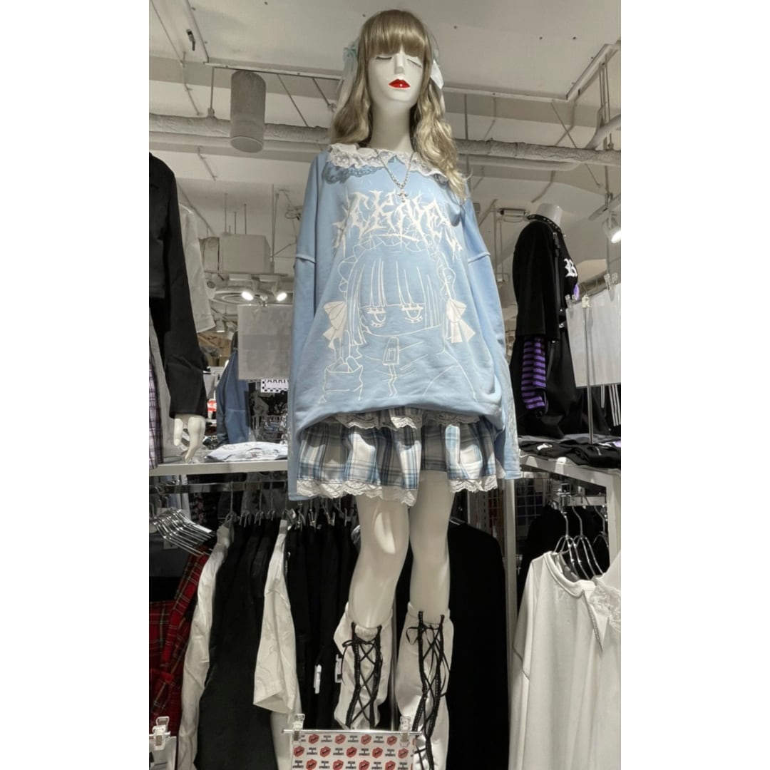 SICK GIRL BIGロンT(LIGHT BLUE) | VOLCAN&APHRODITE 公式通販
