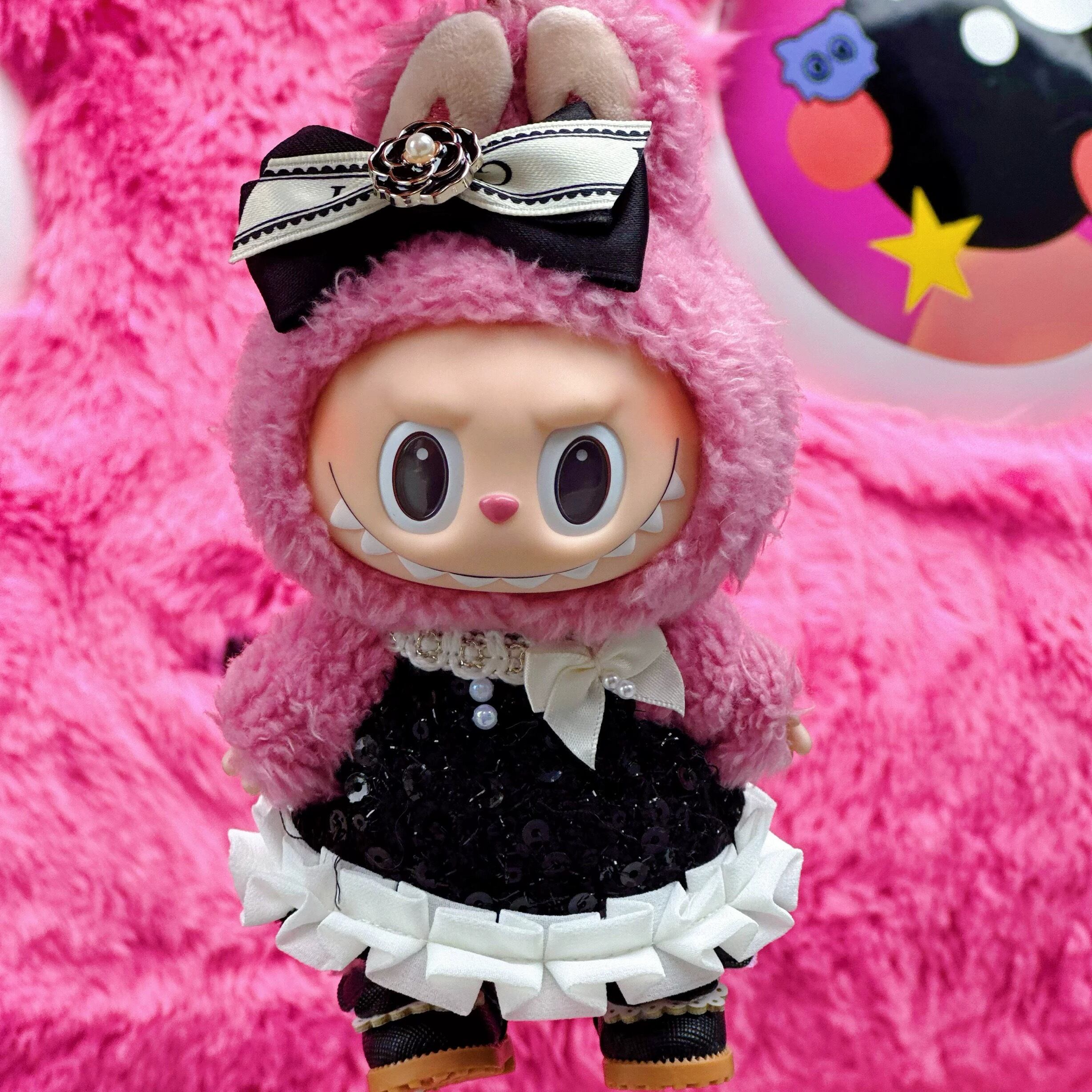 labubu ラブブ 女の子用 ぬい服 着ぐるみ 着せ替え服 3点セット 022