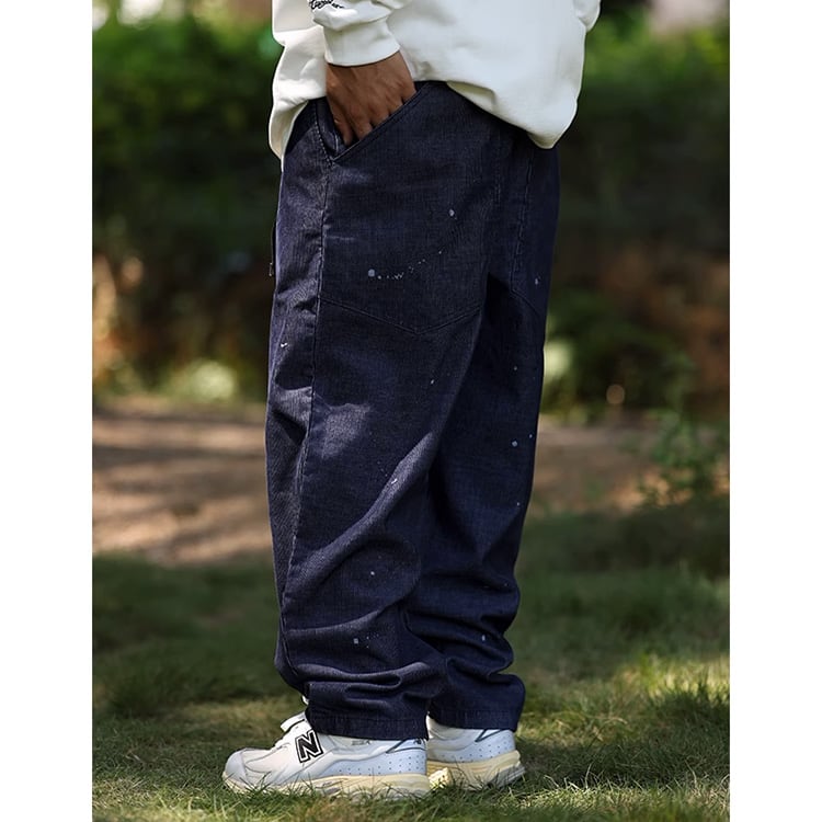 ★RETRO SPLASH INK WASH JEANS　　　A0712