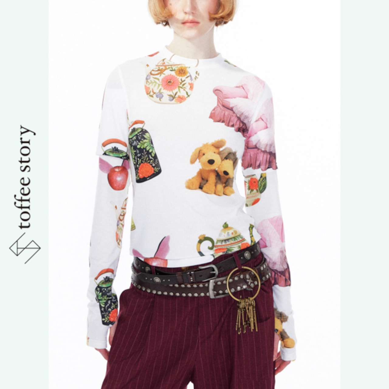 ドリームコラージュ・プリントトップス 《B0013》