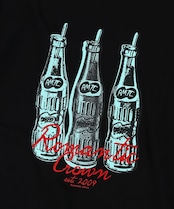 グラスドローイング Tシャツ-BLACK/Glass Drawing T-Shirt_Black