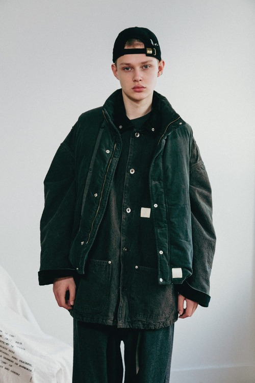 INNAT “ Garment Dyed Down Vest ( Ink )”