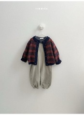 〖取寄〗韓国子供服 / 26winter / minirobe / テリーオーバーオール / キッズ *S~L*