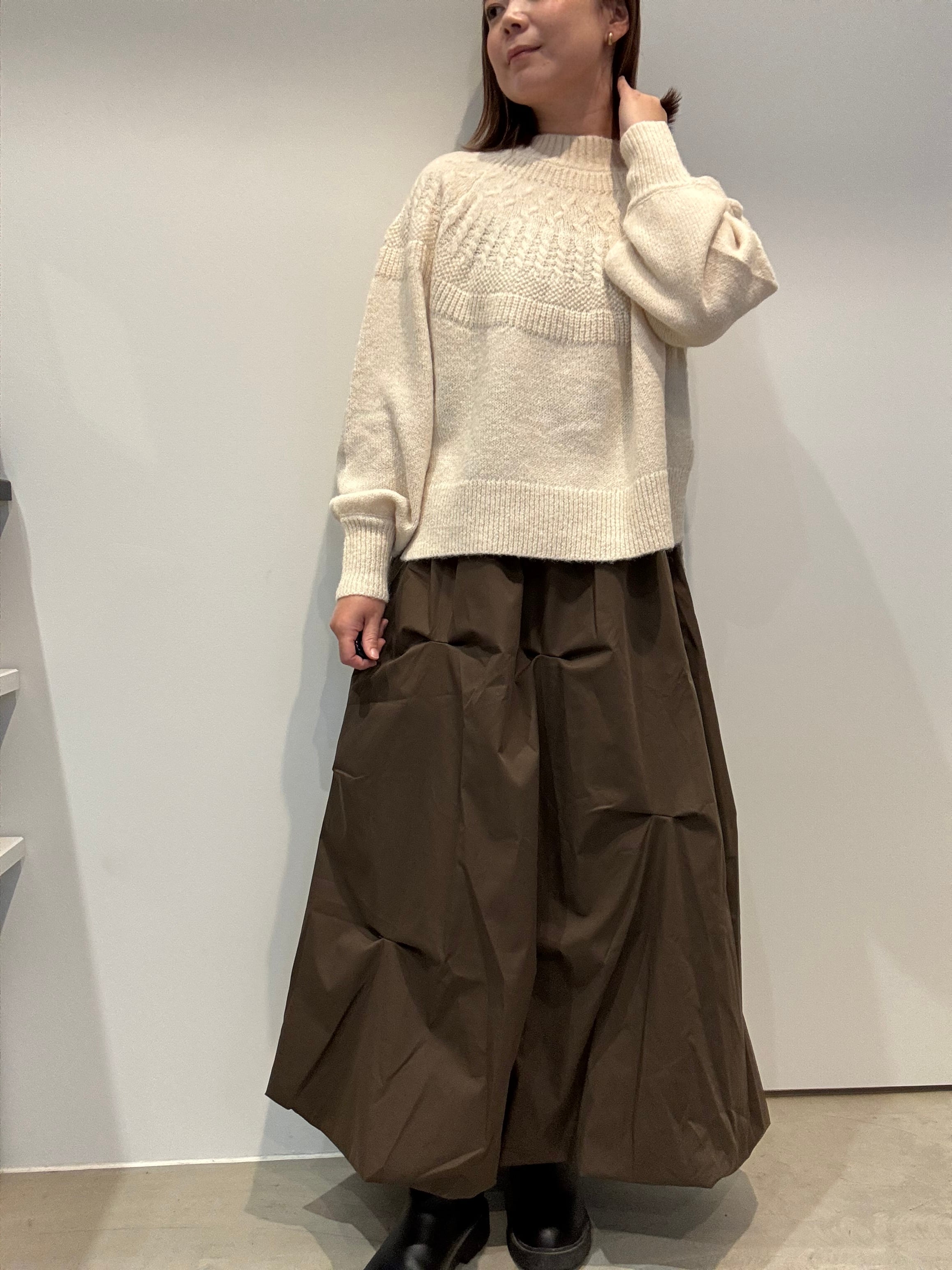 【SELECT】単色フェアアイル柄シンプルPO