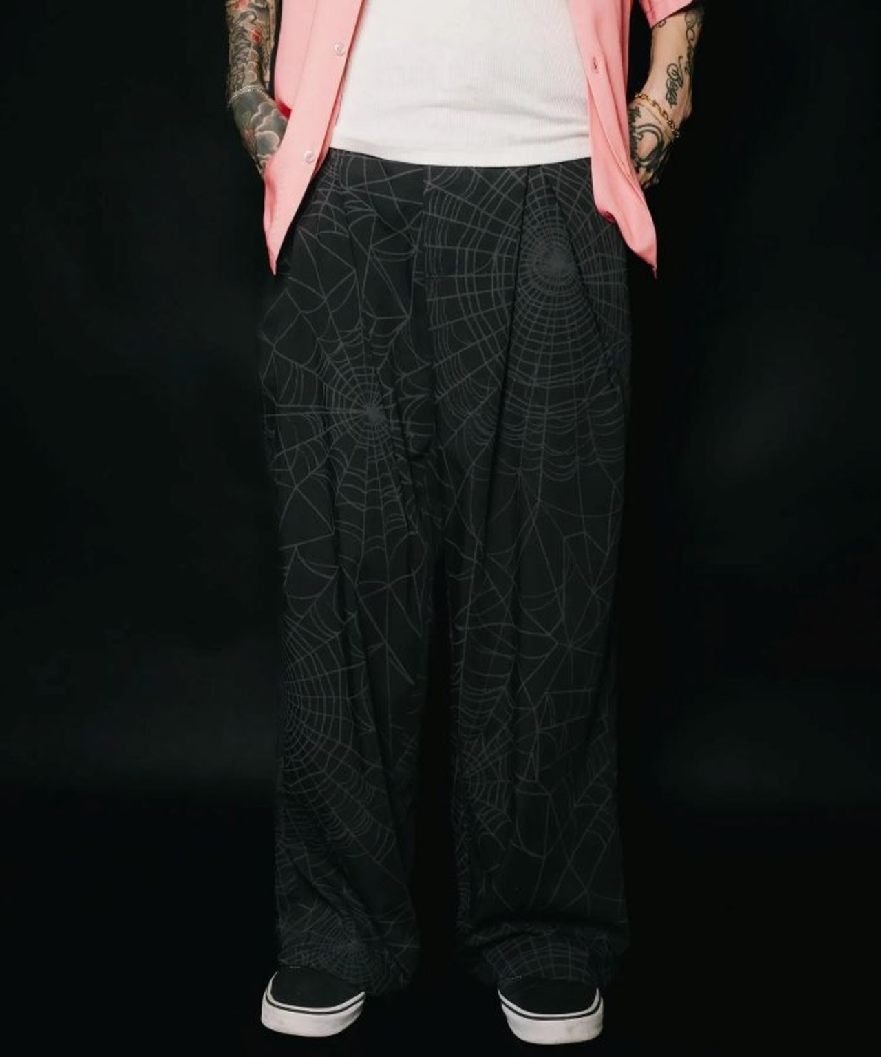 Subciety / Spiderweb slacks / 152-01146 / ワイドスラックス - 2