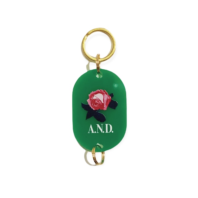 A.N.D. × Tatsuya Hirayama KEYRING / GREEN