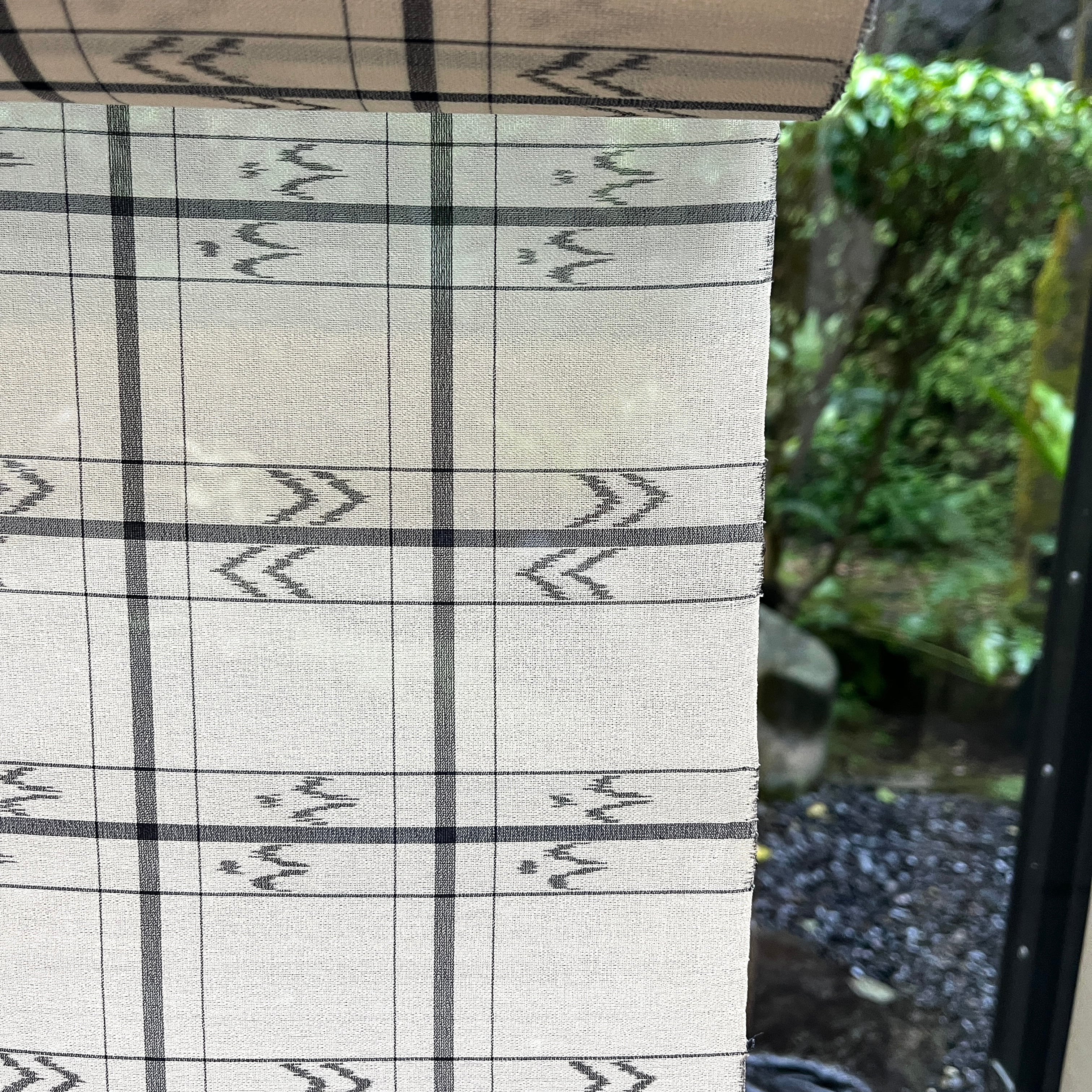 夏着物琉球絣うすいグレー