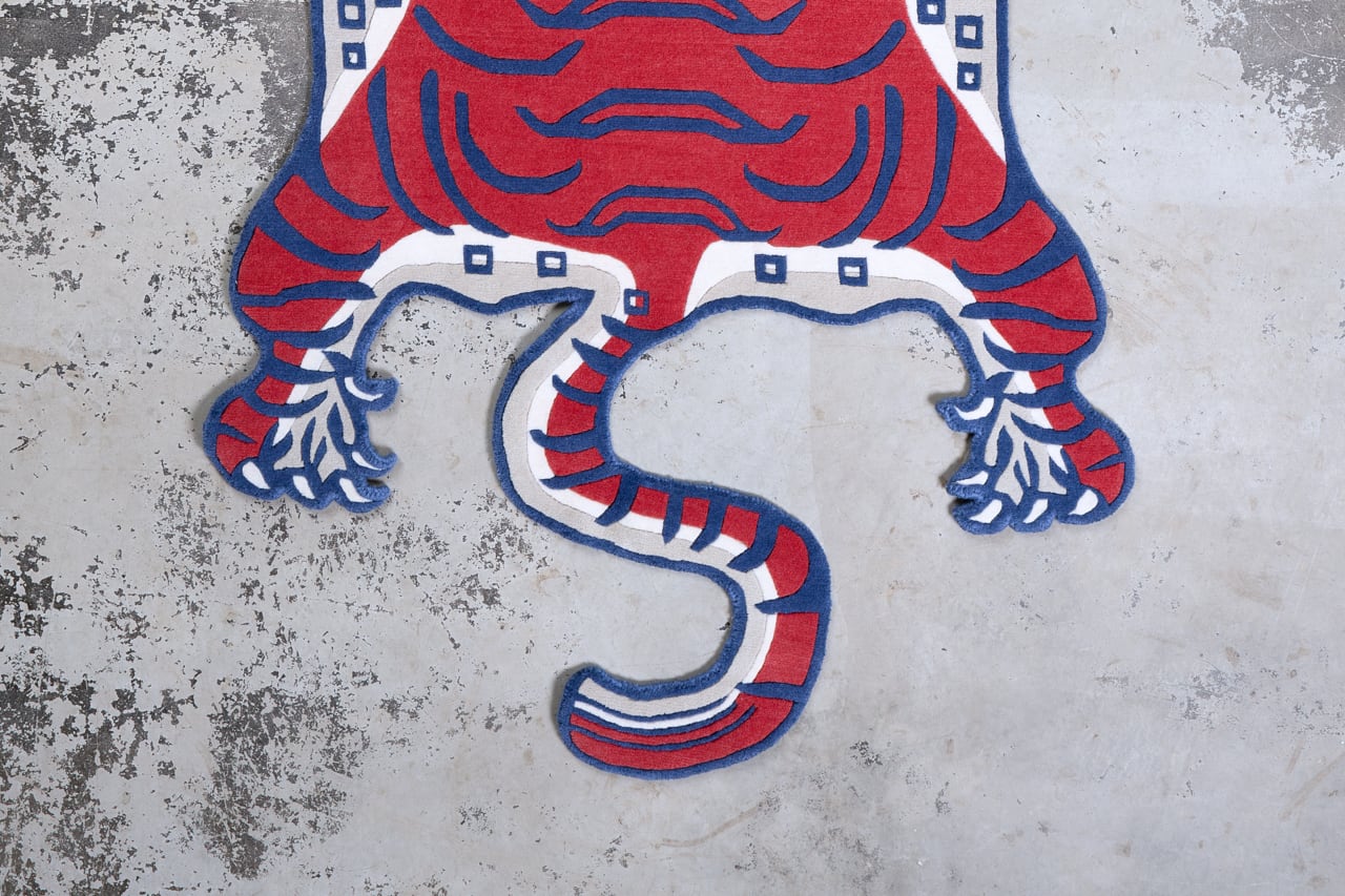 Tibetan Tiger Rug 《Lサイズ•ウール・オリジナル3・ブレイブリーオブ