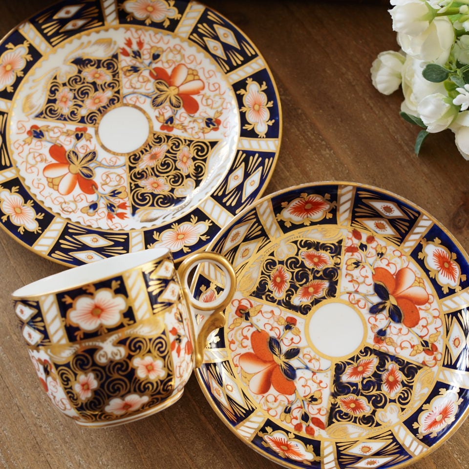 訳ありロイヤルクラウンダービー トラディショナルイマリ トリオ