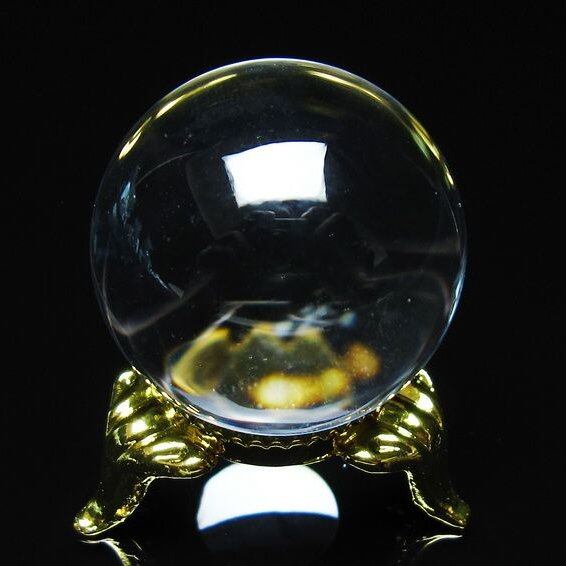 水晶 丸玉 30mm 一点物 141-7678