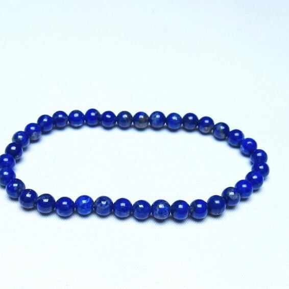 ラピスラズリ ブレスレット 5mm 一点物 メール便可 [M便 1/10] 111-48273