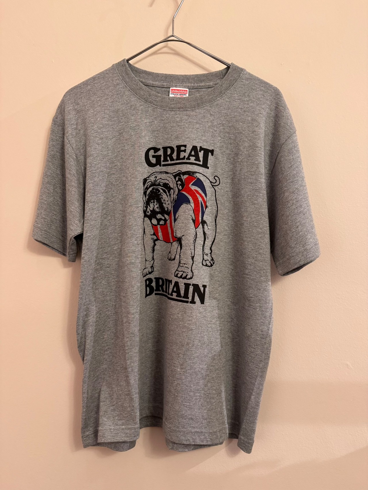 【Dead stock】ロンドンスーベニア　ブルドッグTシャツ
